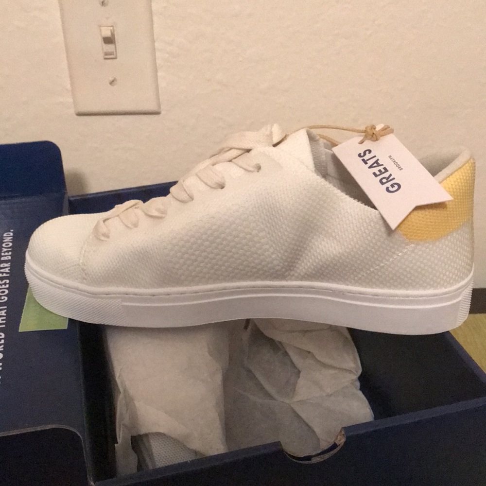 Greats The Royal Knit color meadow (yellow) size 6